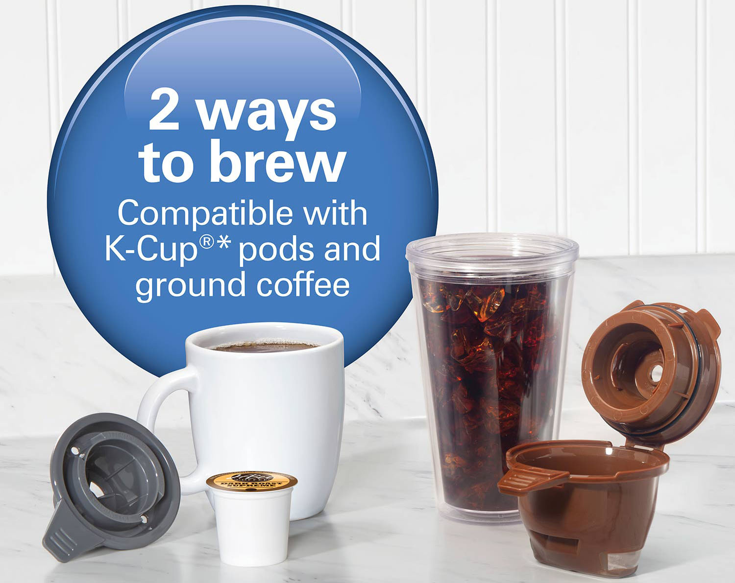 FlexBrew Single-Serve Iced & Hot Coffee Maker